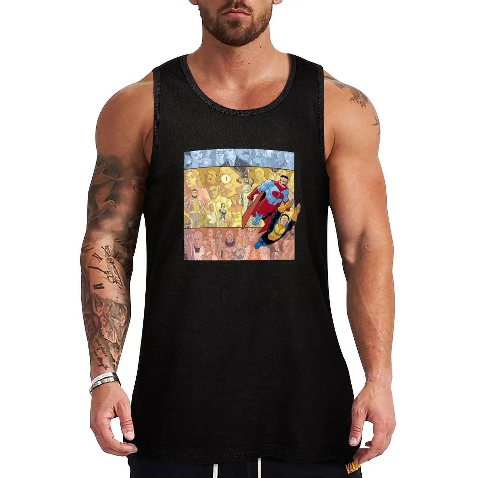 invincible omniman Tank Top summer 2024 Sleeveless top