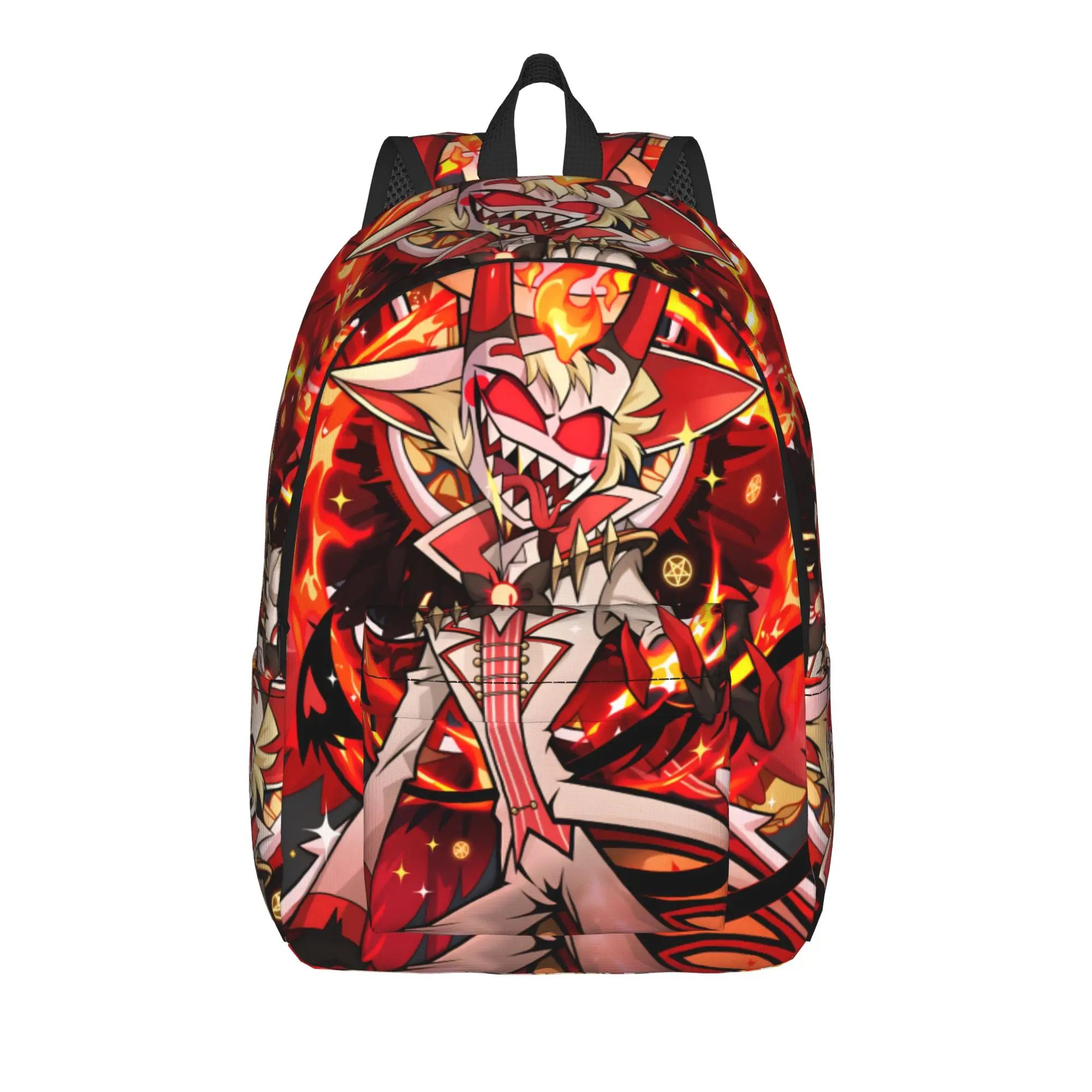 Hazbin Hotel Lucifer Backpack Hazbines Hoteles Travel Backpacks Female High Quality Lightweight School Bags Cute Rucksack