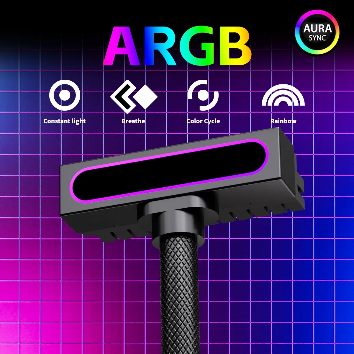 Cavo di prolunga AIJS ATX 24PIN, cavo PC ARGB con 5V 3Pin