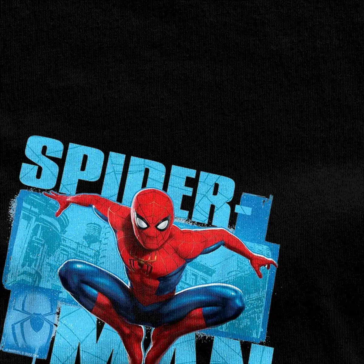 الرجال النساء الرجل العنكبوت القفز خارقة قميص البضائع الإبداعية القطن الخالص تي شيرت المحملة الملابس الرسم المطبوعة #3