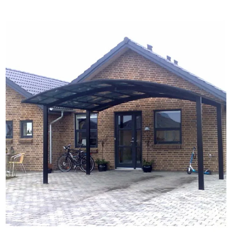 Outdoor Garden Building Car Port Canopies&Carports, Garages Type Aluminium / Solid PC Car Shelter