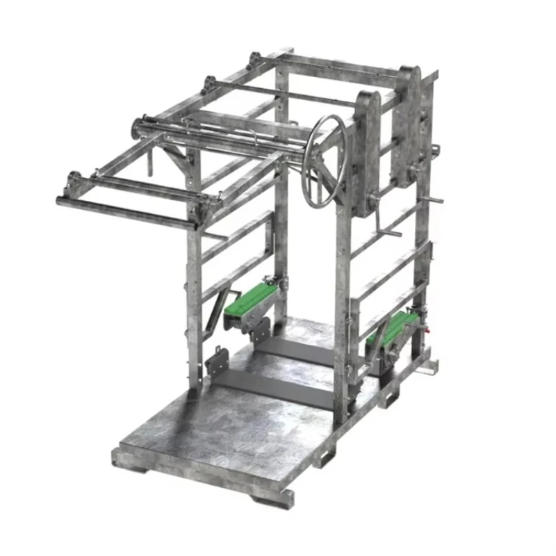 livestock barn equipment for handling house hoof trimming
