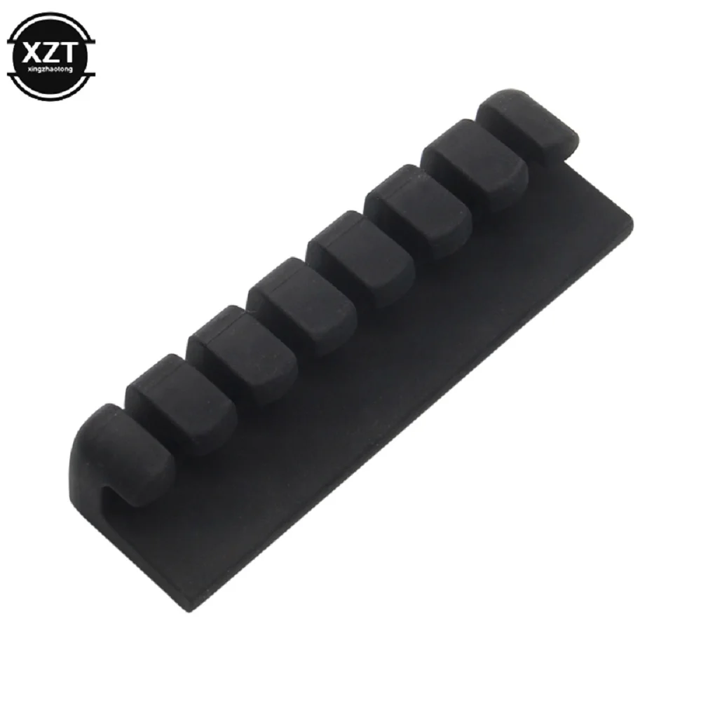 

Cable Organizer Management Wire Holder Flexible USB Cable Winder Tidy Silicone Clips For Mouse Keyboard Earphone Protector