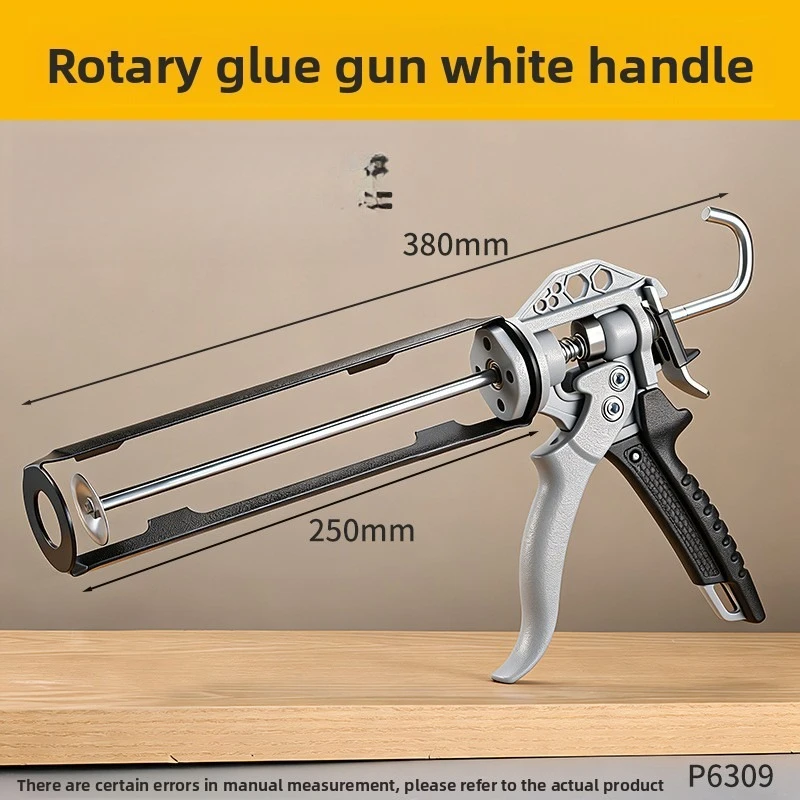 Heavy-Duty Caulk Gun Rotating Multi-function Manual Caulking Guns Glue Seals for Doors and Windows Silicone Filling Hand Tool