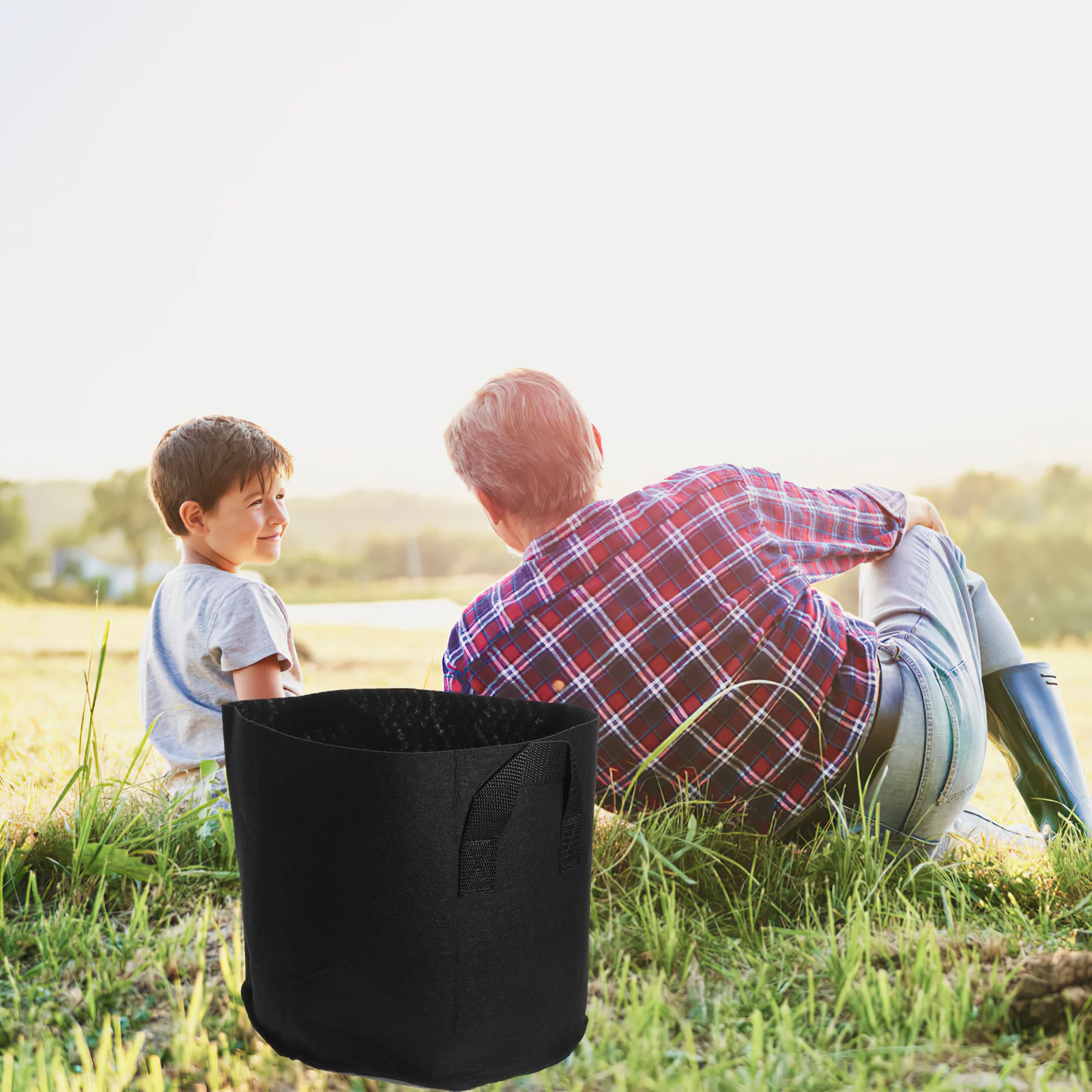 

6pcs Thicker Non-Woven Fabric Planting Bags 10L For Garden Vegetables Fruits Potatoes Balcony Yard Use Grow Bags Indoor Outdoor