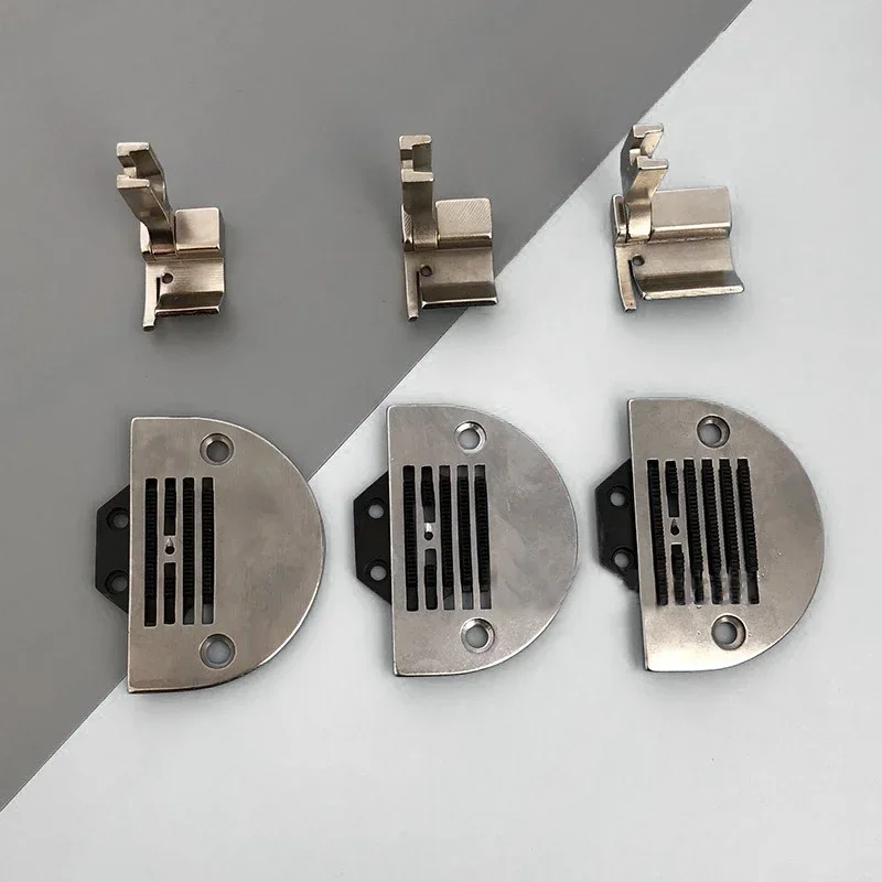 Machine Flat Widened Anti-Wrinkle Needle Position Group Four Rows Five  Six  Tooth  Plate Presser Foot