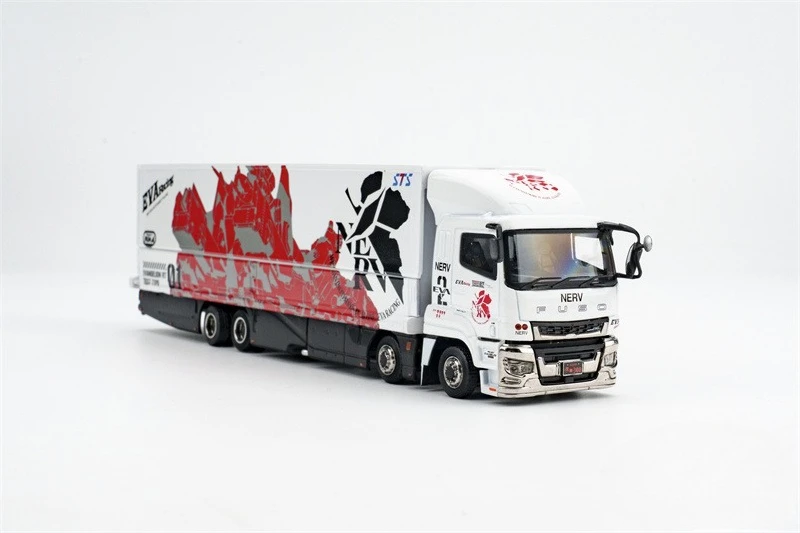 Tarmac Works 1:64 Super Great EVA Racing white Alloy Vehicle Collectible Car Model
