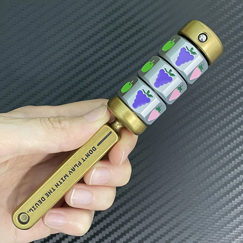 Roue porte-bonheur à fruits amusants, Spinner EDC, jouets créatifs en alliage de Zinc pour adultes, anti-Stress, jouets de Concentration pour tdah