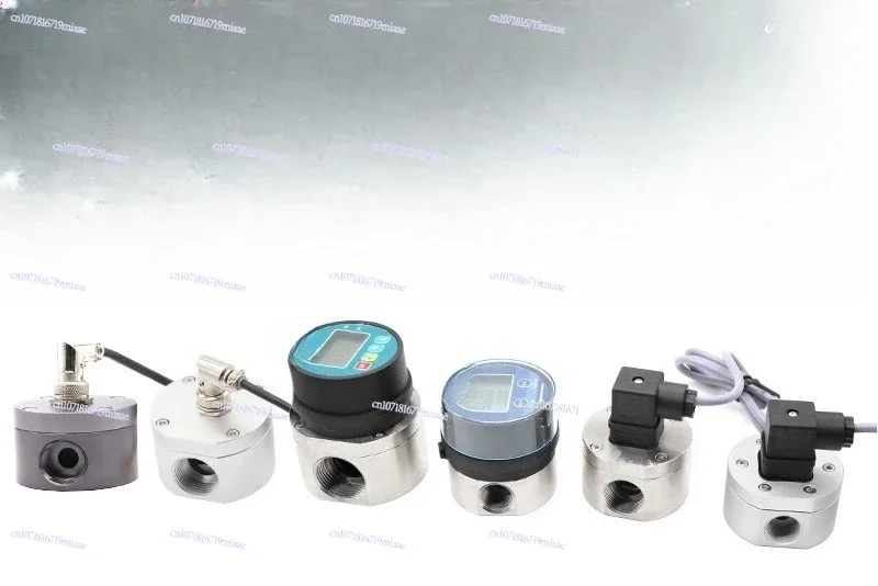 Battery Powered, Sensor 3-minute Inner Tooth Oval Gear Oil Flowmeter Intelligent Digital Display