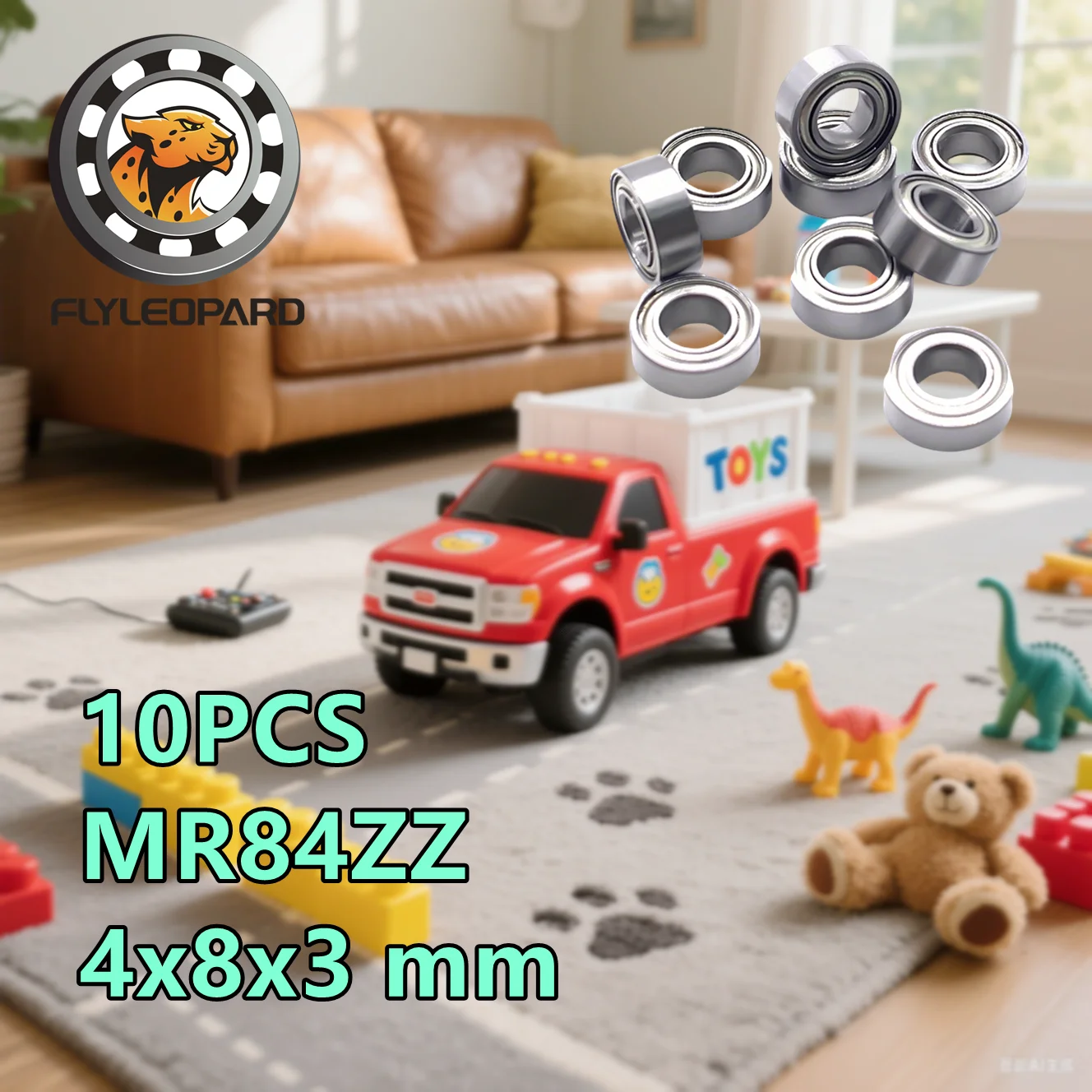 

10 шт. MR84ZZ подшипник ABEC-7 4x8x3 мм миниатюрные шарикоподшипники MR84ZZ MR84ZZ