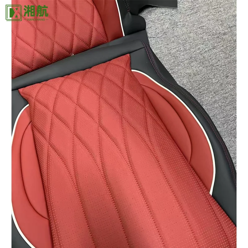 Suitable for 5-seater Car Accessories Seat Cover Set for Mercedes-Benz GLC Front and Rear Seats Full Set High-quality Leather