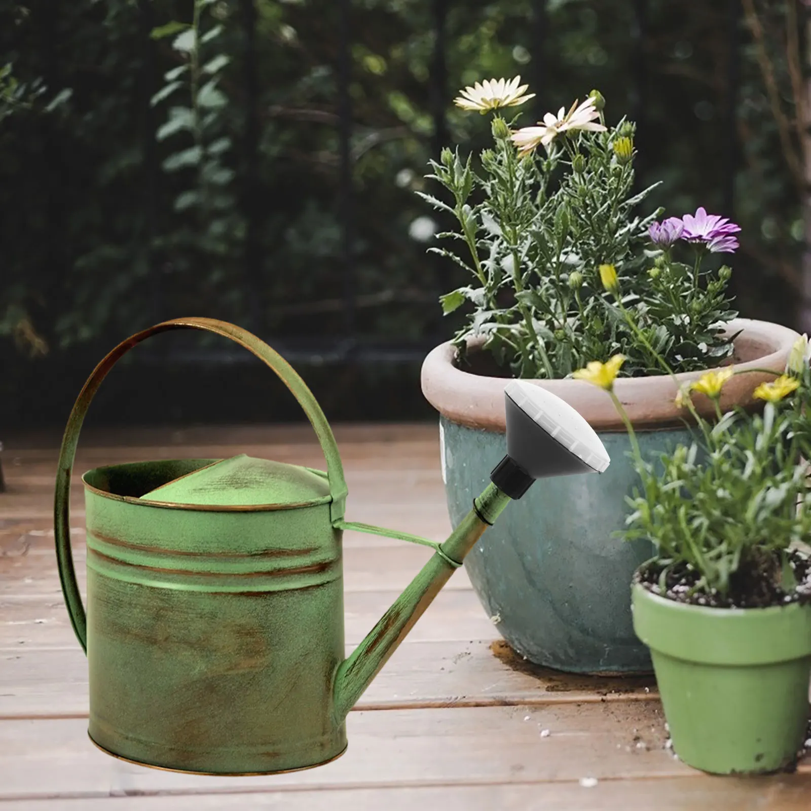 

Watering Can Head Attachment for DIY Sprayer Easy Fit Bottle Cap Adapter for Indoor Outdoor Plants Flower Bonsai Care Kit