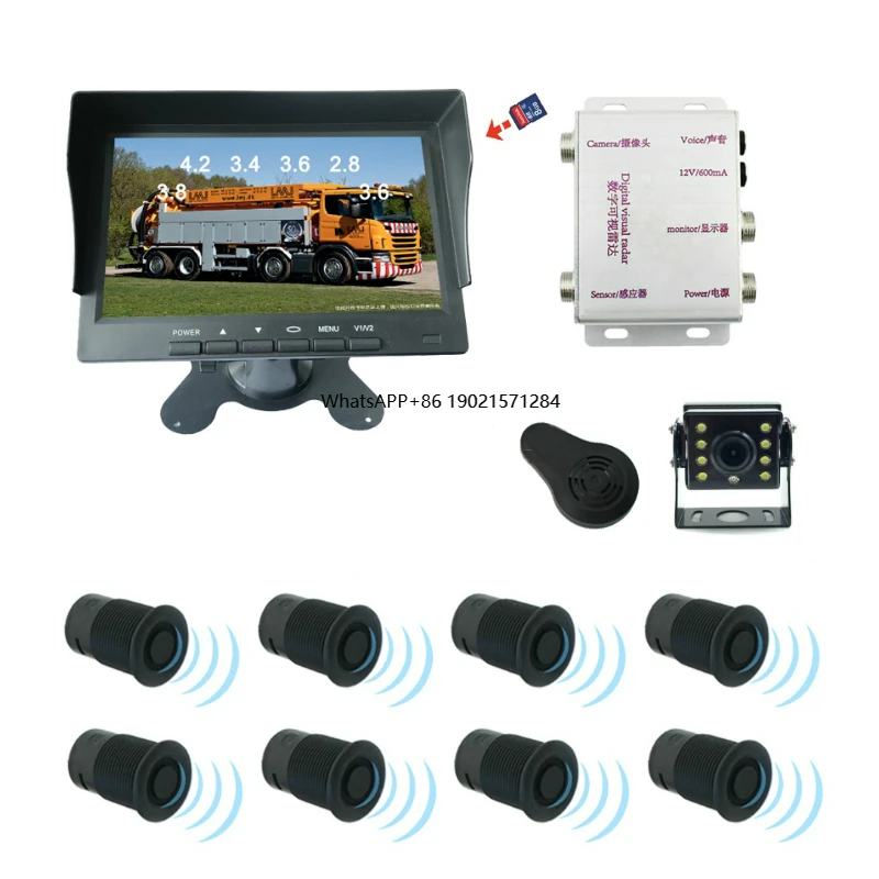 

7" Car Park Sensor Parking Radar Rear View