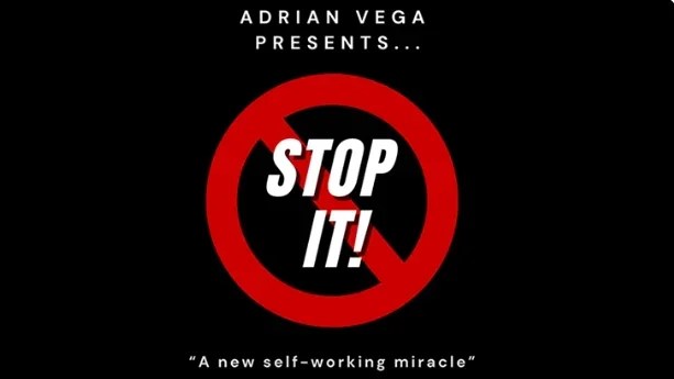 Stop It! (Gimmicks) By Adrian Vega Card Magic and Trick Decks Close Up Performer Magic Tricks Professional Magician Beginner Bar