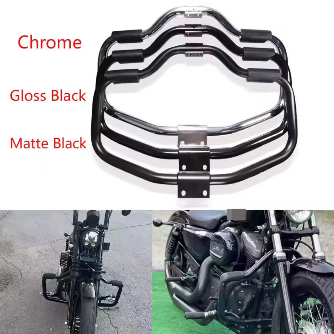 

Защита двигателя мотоцикла, дорожный бампер для Harley Sportster XL883 XL1200 48 72 2004-2017