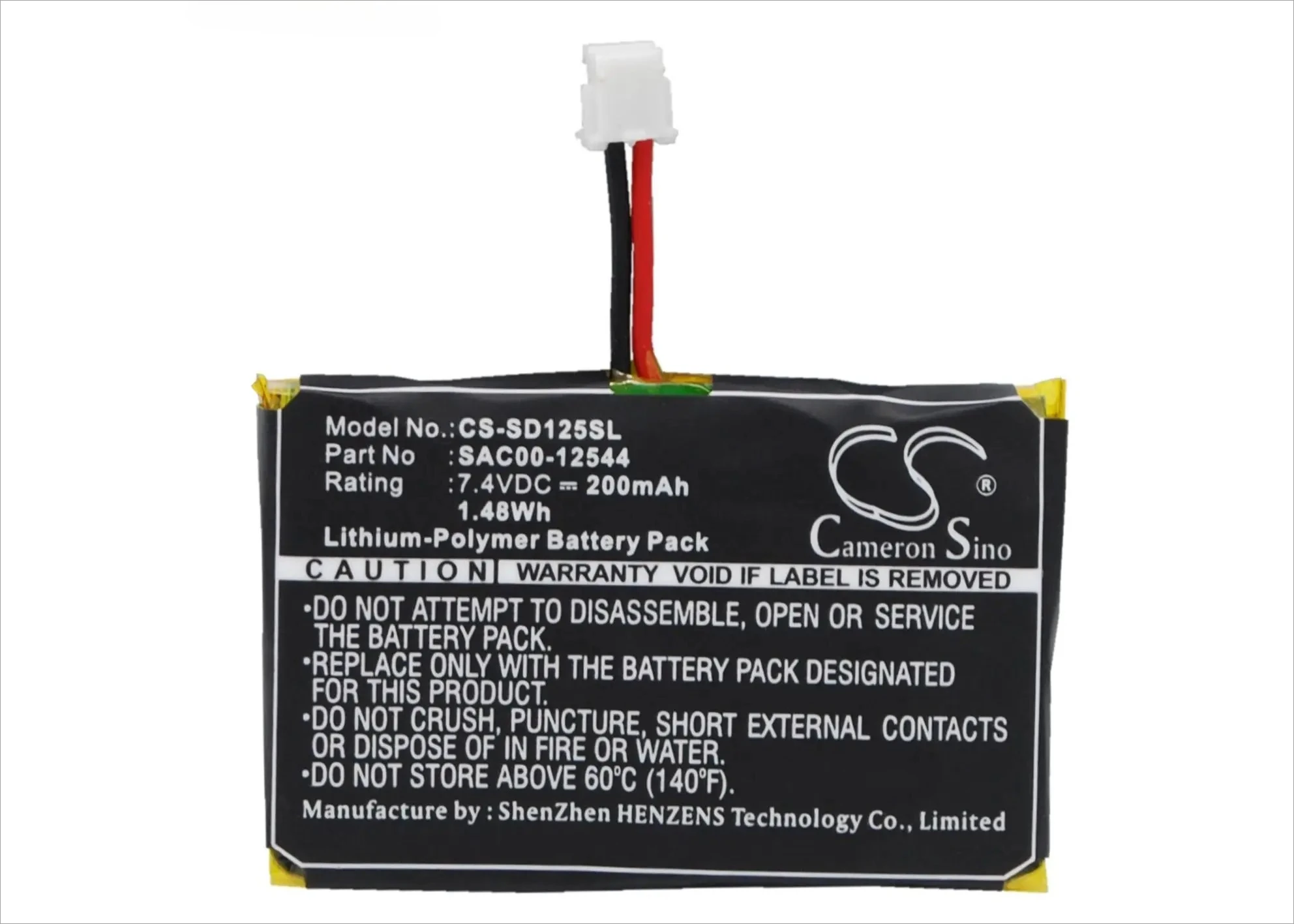 100% NEW 200mAh Battery SAC00-12544 for SportDog SD-3225 SR-300,SD-1225,SD-1825, SD-2525,SD-1875, SR-300
