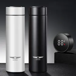 Thermoses Water Bottle Portable Travel Mug with Smart for Genesis Essentia GV80 Neolun G70 G90 GV90 GV60 X G80 GV70