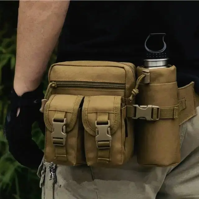 

Men S Casual Fanny Waterproof Pouch Outdoor Bag Hunting Bags Tactical Wallet Waist Packs