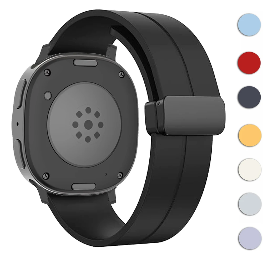 Sport Silicone For Samsung Galaxy watch 8 classic band 46mm Accessories Magnetic Bracelet Correa Galaxy watch 8 strap 44mm 40mm