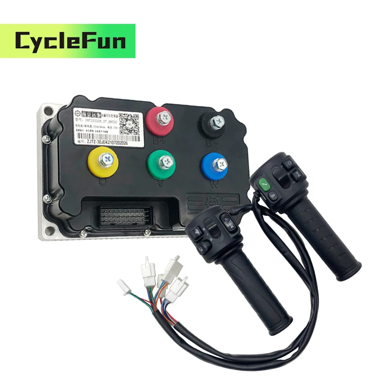 

FarDriver ND84530 BLDC Sine Wave Controller with T08 Throttle 84V Peak 100V 330A High Performance Electric Motorcycles Scooters