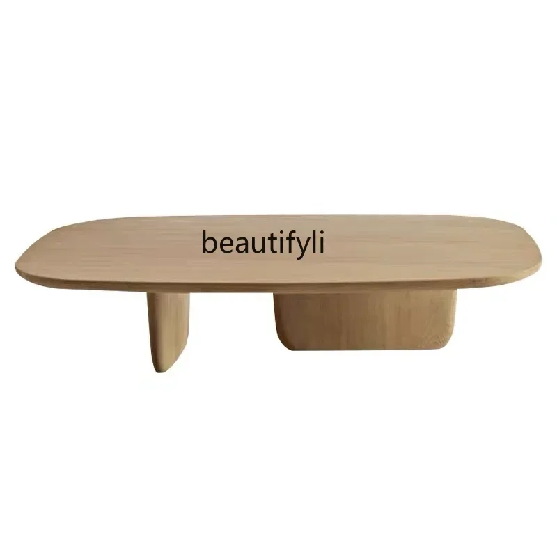 Tea Table Solid Wood Modern Simple Personality Creative Visitor Log Tea Table