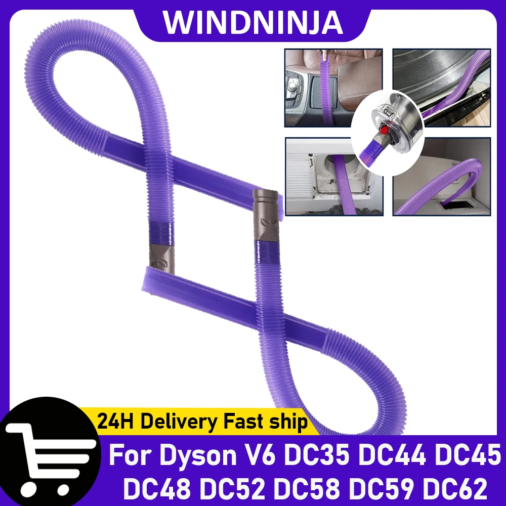 Комплект вентиляционных отверстий для сушильной машины Dyson V6 DC35 DC44 DC45 DC48 DC52 DC58 DC59 DC62, беспроводной пылесос, шланг для удаления ворса, эффективная очистка
