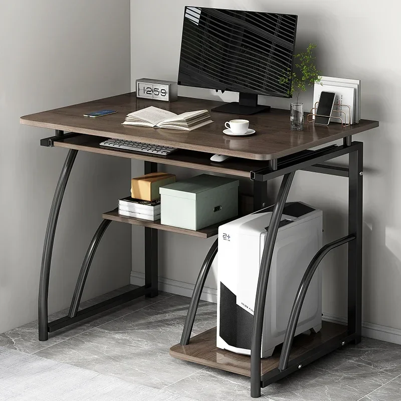 Computer Desk Desktop Home Desk Bookshelf Integrated Table Simple Rental House Office Student Bedroom Study Table