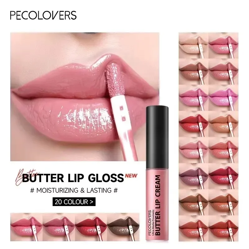 ลิปกลอส Long Lasting Lip Balm Liquid ลิปสติก Butter Lip GLOSS กันน้ําลิปสติกเครื่องสําอางค์แต่งหน้าสําหรับผู้หญิงหญิง
