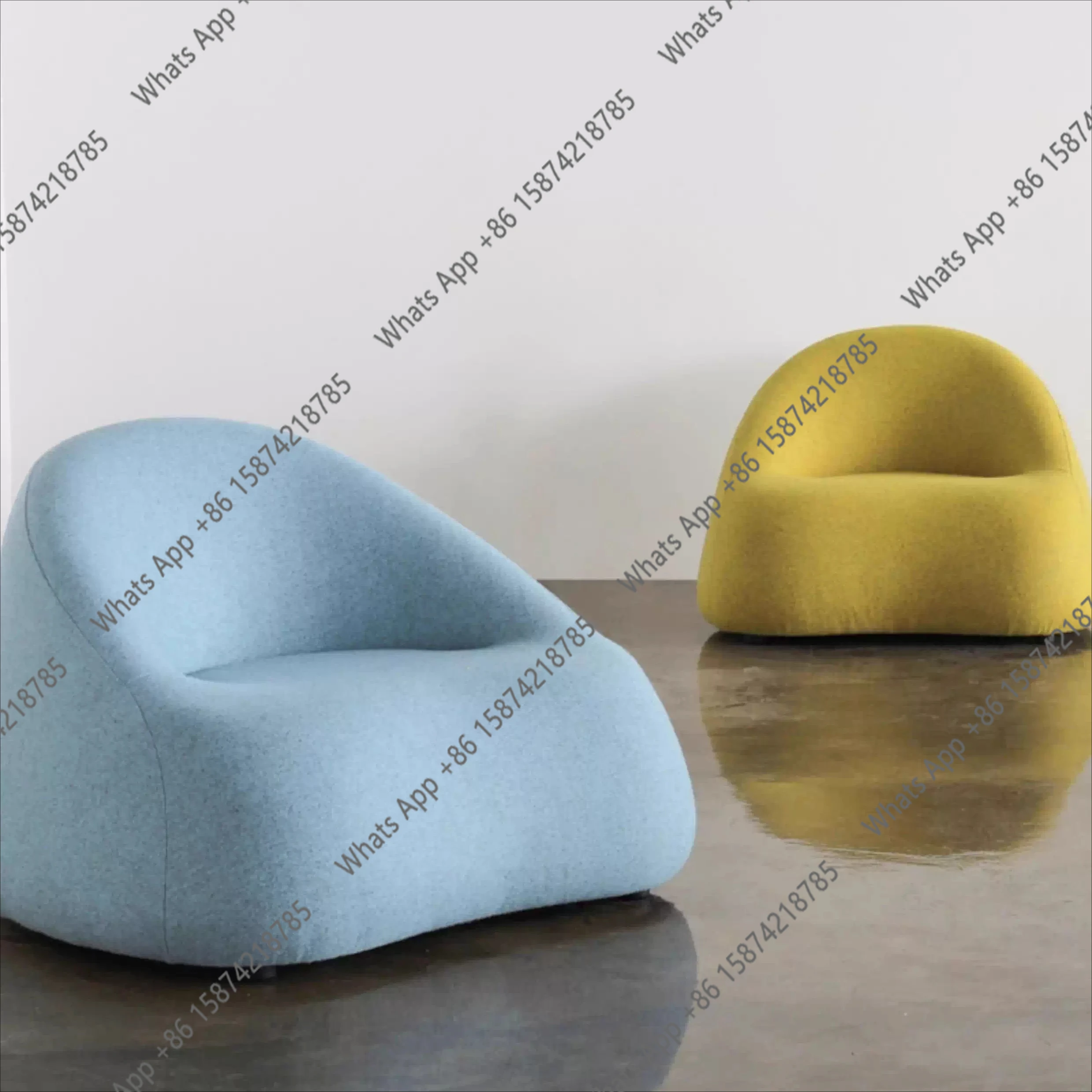 

First shearing wool fabric wet felt process sofa living room comfortable