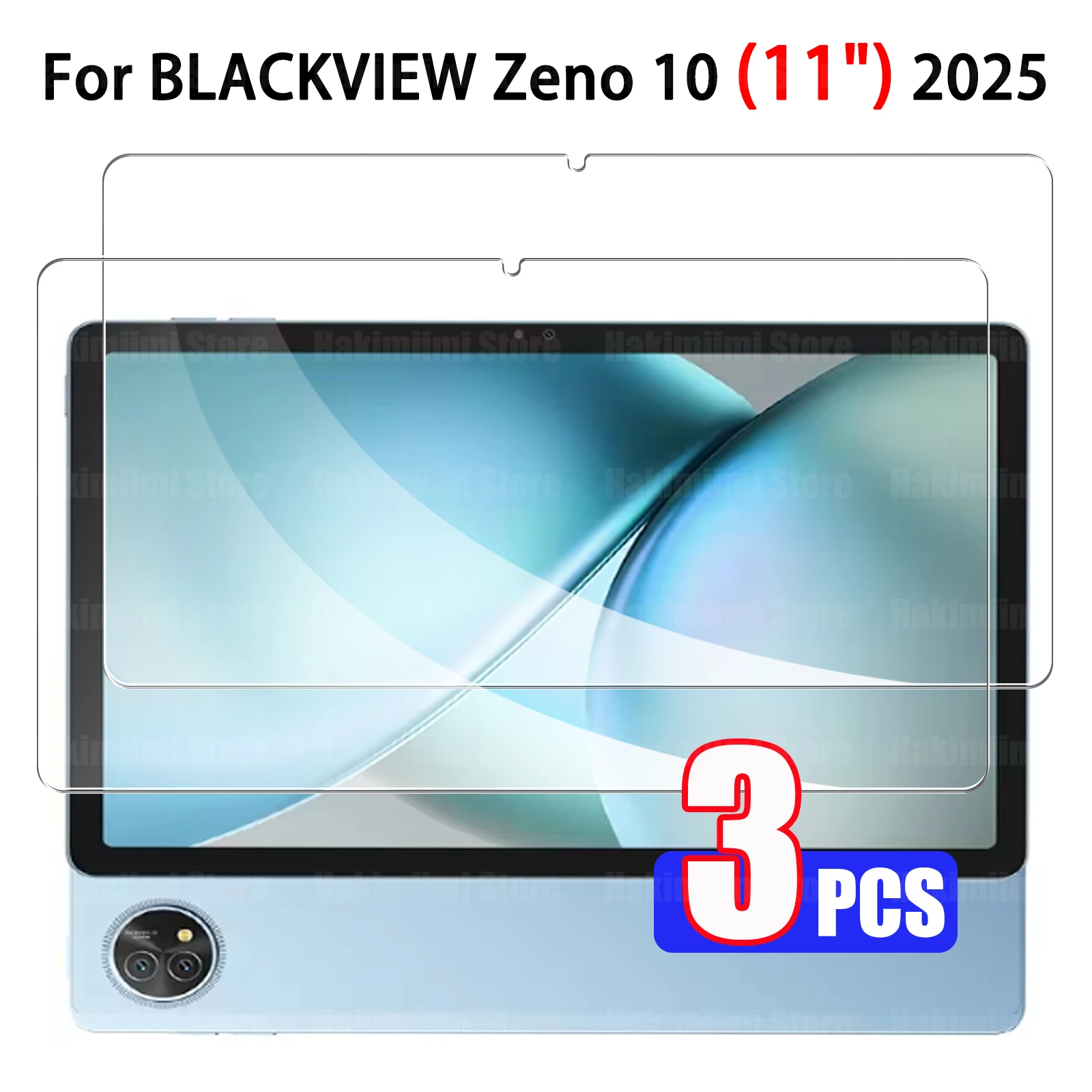 

Tempered Film Protective Glass for 11" BLACKVIEW Zeno 10 (2025) Transparent 9H Bubble-Free Anti-fall HD Clear Screen Protector
