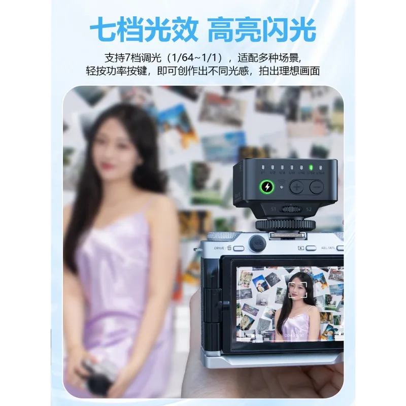 New Product MEDALight F30 Camera Retro Mini Flash DSLR Hot Boots Portable Small Outdoor Fill Light Sony Fuji Top Flash Im30