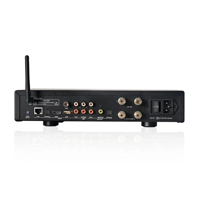 Hotsale China amplifier audio CL-300W PRO 2*275W  big power amp support WiFi 2.4G & 5G Bluetooth 5.0 Vinyl MM input