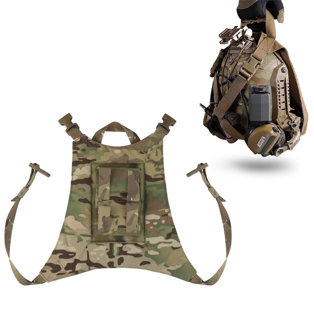 Tactical Helmet Storage Bag Rapid Deployment Helmet Pouch Airsoft Paintball Helmet Bag Pack Multi-Purpose Molle Carrying Pouch