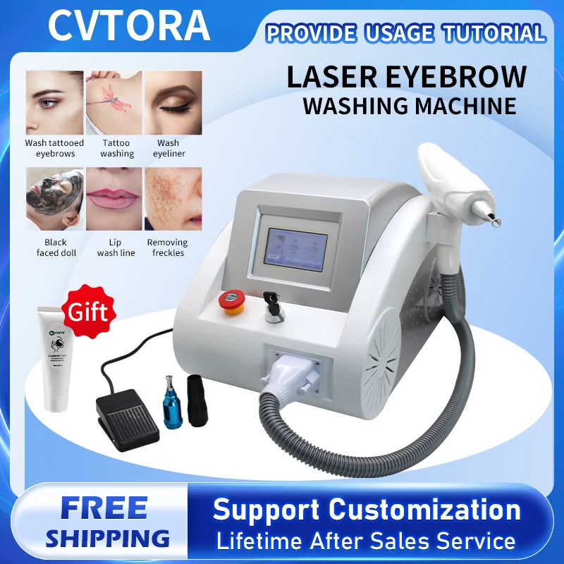 Free Customization Tattoo Eyebrow Washer Remove Nevus Acne Treatment Remove Blemish Facial Clean Skin Whitening Salon Use