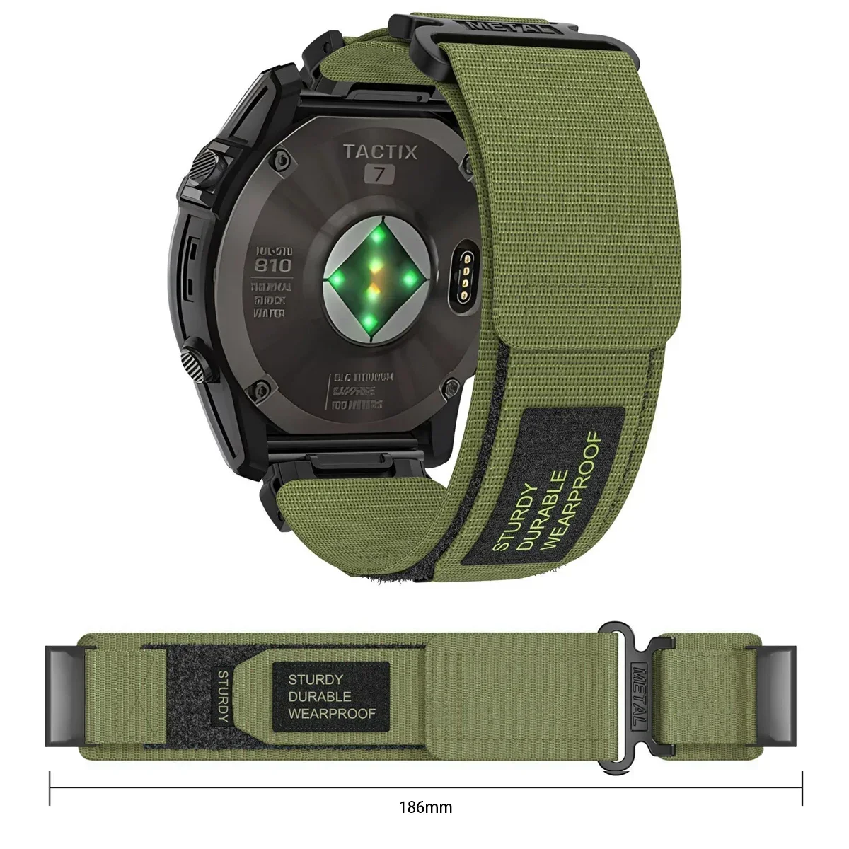 26mm 22mm Sports Nylon Watchband for Garmin 8 Tactix 7Pro Fenix 7X 6X 7 5 6 Pro 5X Plus 3 3HR 945 Bracelet for Garmin Loop Strap