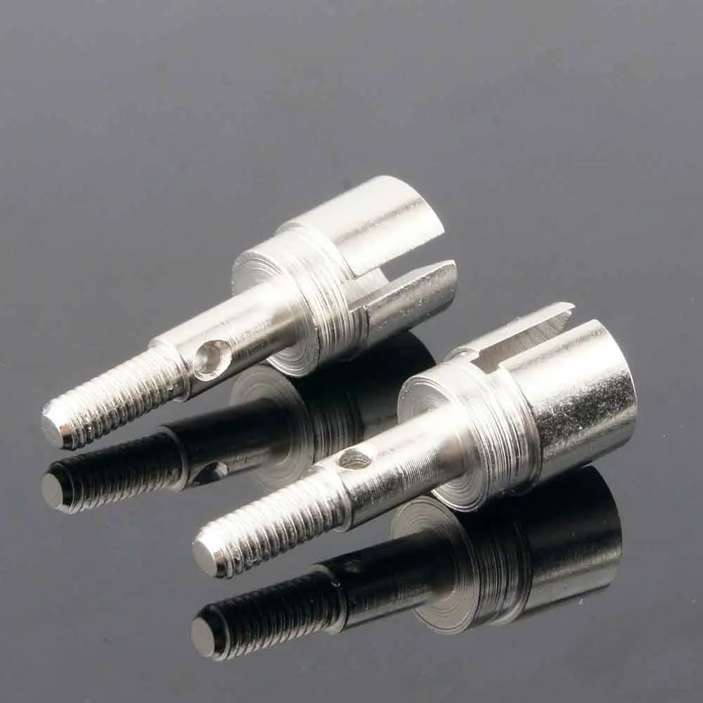 Rc 2PCS 02033 Asse ruota in metallo per 1/10 HSP 94107 94108 94111 94123 Pezzi di ricambio