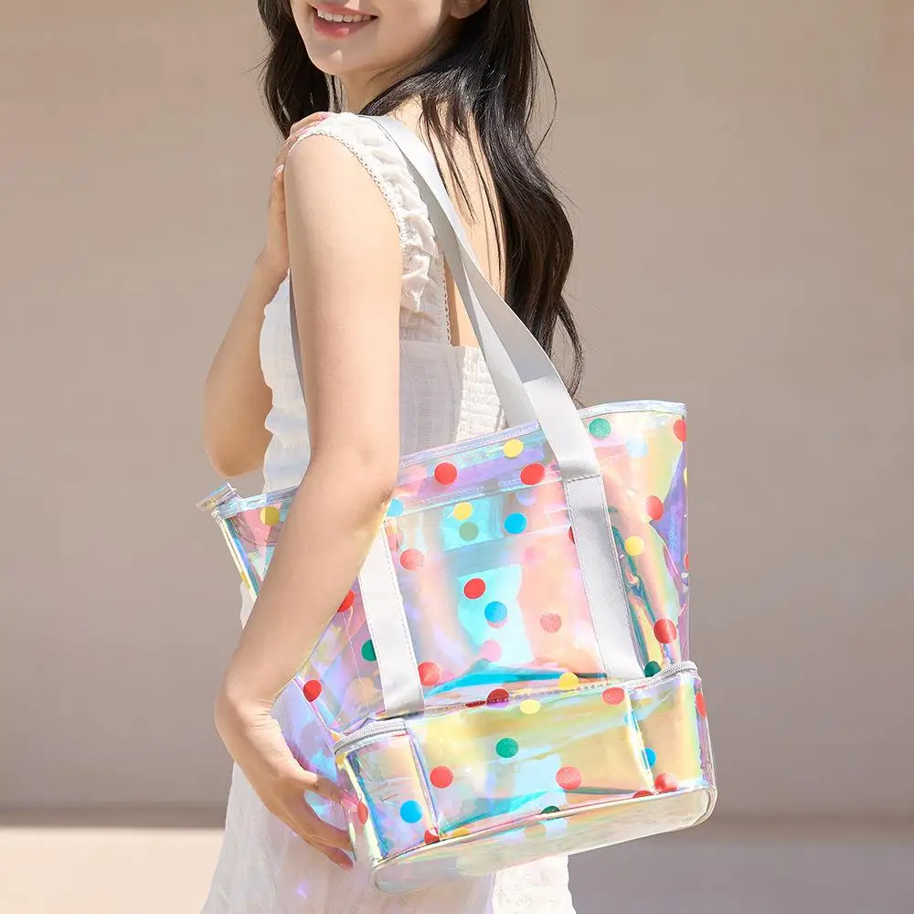 borsa-da-spiaggia-impermeabile-con-pois-laser-scomparto-separato-per-asciutto-e-bagnato-borsa-da-viaggio-per-vacanze-stile-fatato