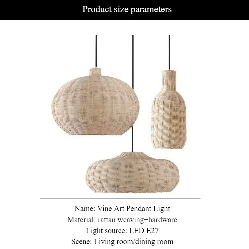 

SANDYHA Stylish Nordic Vine Art Pendant Lights for Indoor Decoration Chandelier Ideal for Living Room and Restaurant Lighting