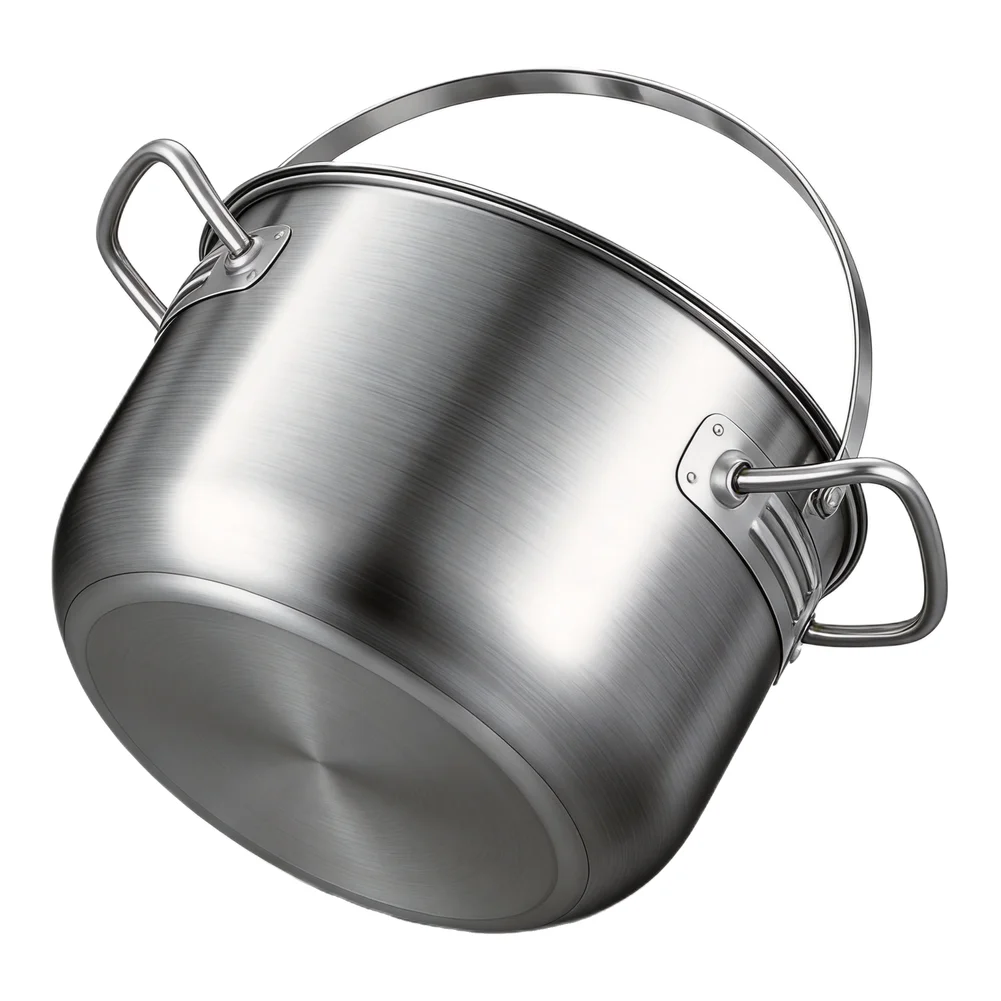 Camping Cooking Pot With Lid - Camping Pot Made of Stainless Steel