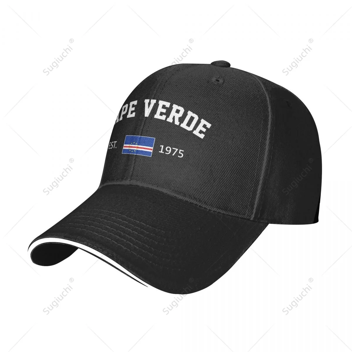 Baseball Cap Cape Verde EST.1975 Independence Day Men Women Unisex Hip Hop Sandwich Caps Snapback Golf Hat Fishing