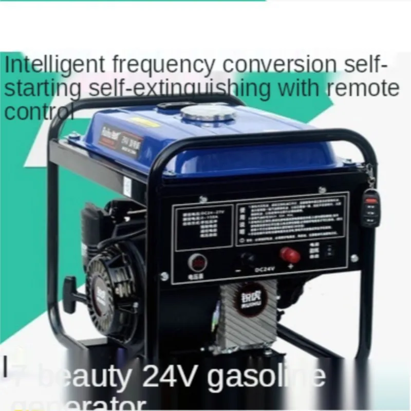 Imagem -03 - Intelligent Inverter Estacionamento ar Condicionado Gerador Gasolina Diesel 24v 4kw ar Condicionado do Caminhão Gerador de Bateria