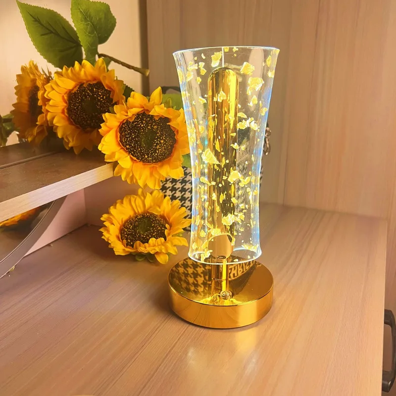 2025 New Creative Acrylic Desk Lamp Instagram Internet Celebrity Nightlight Bedroom Atmosphere Light Decorative Bedlight