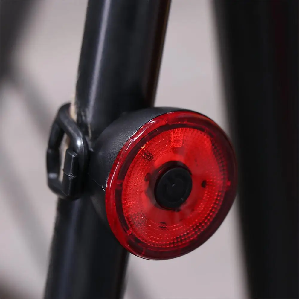 2Pcs/Set USB Rechargeable Bike Lights Easy To Install 3 Lighting Modes Bike Headlight Tail Light Set Black White