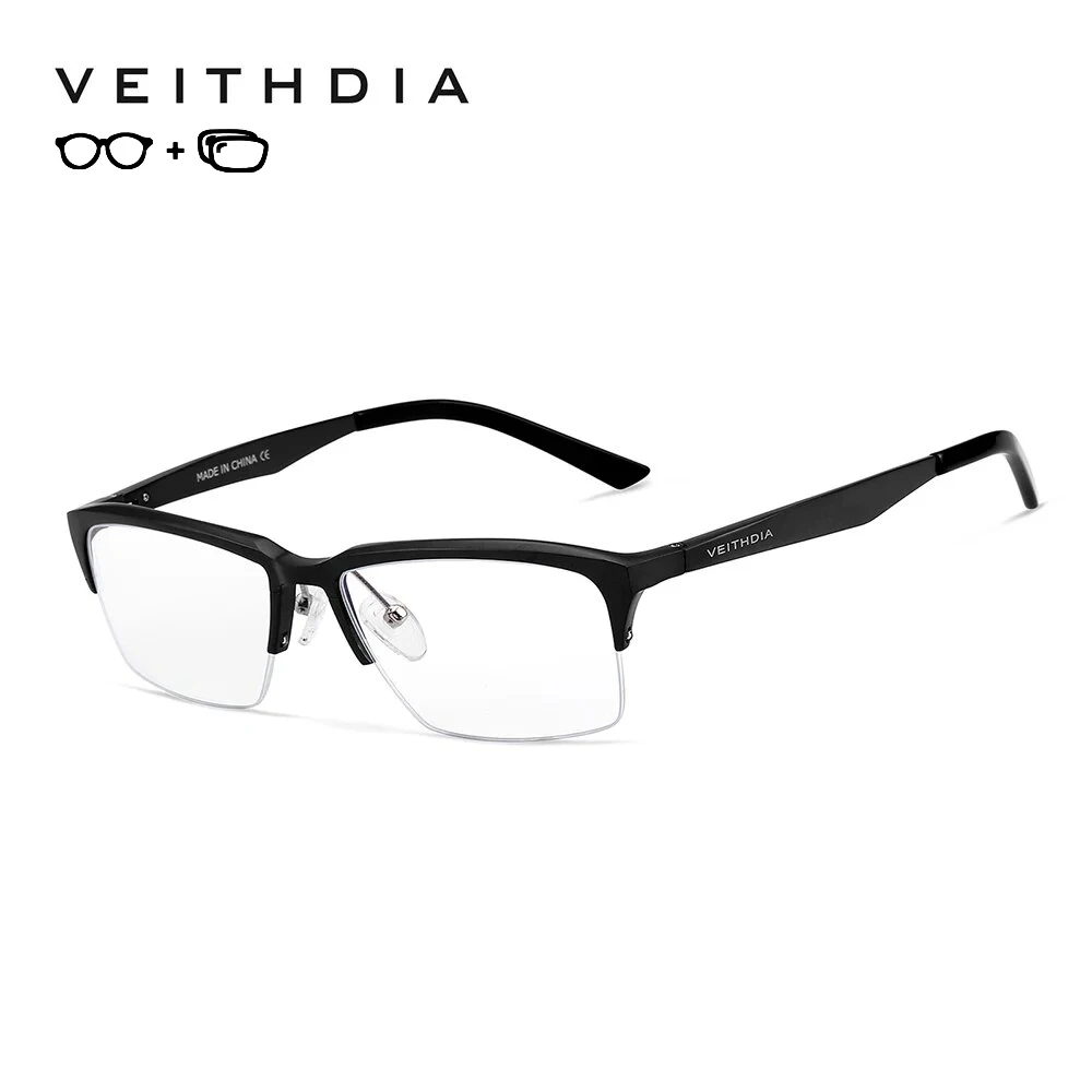

VEITHDIA Anti Blue Ray Custom Progressive Prescription Reading Glasses Photochromic Myopia Eyewearglasses For Men Women P8727