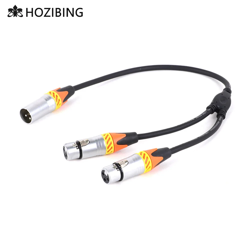 

XLR Male to Female Audio Cable Balanced Microphone Cable 3-Pin XLR 2M to 1F Speaker Cord Cannon Extension Cable For Mixer 0.3M 0