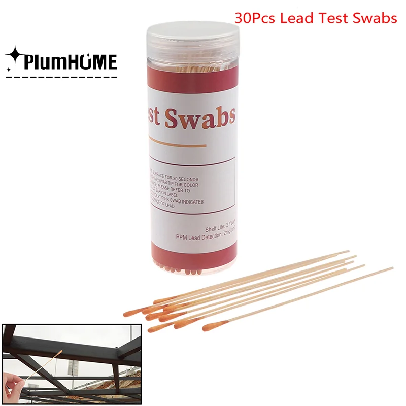 Laboratory Lead Test Kit with 30 Testing Swabs Rapid Test Results in 30 Seconds