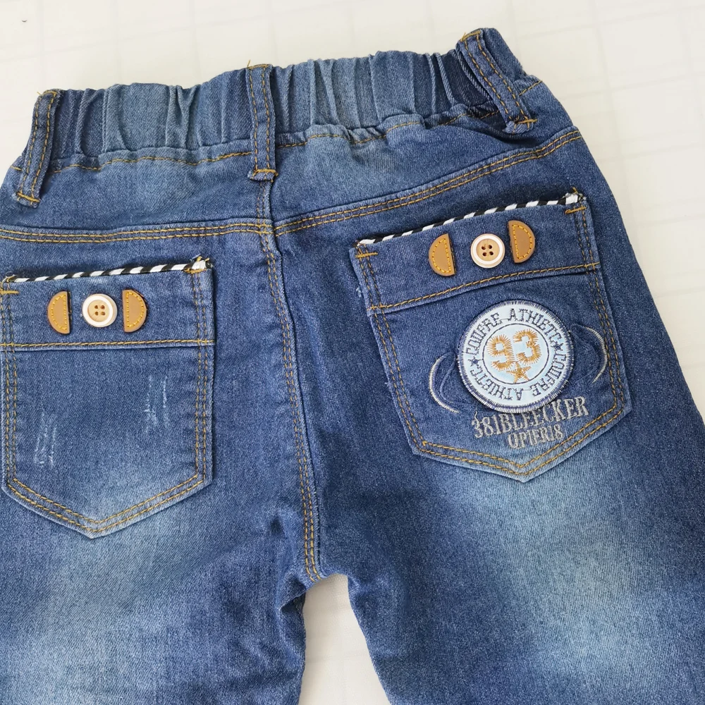 IENENS Fashion Jeans Trousers Boy\'s Denim Long Pants Kids Slim Jeans Young Children Straight Cowboy Pants 5-13Y Spring Autumn