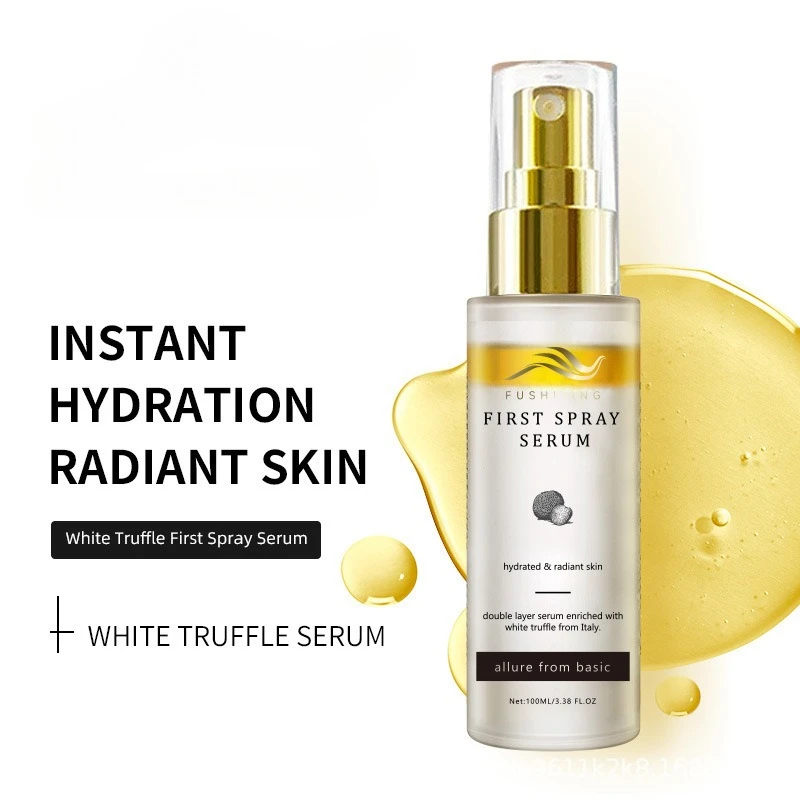 White Truffle Face Serum 100ml Instant Hydration Radiance Boost 5-in-1 Spray for Dull Skin