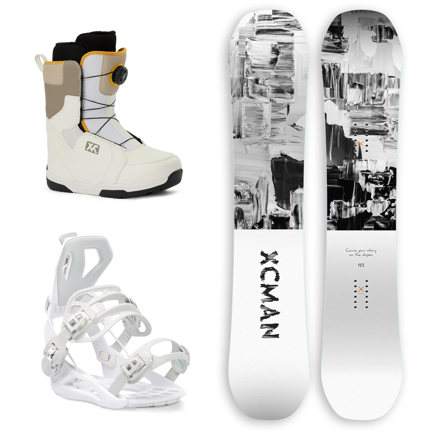 USA Snowboard Boots Binding packages set Alps Ski in stock hot sale