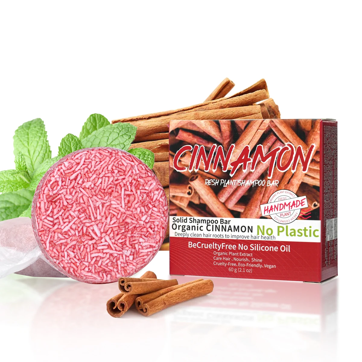 Private Label Cinnamon Essential Oil Shampoo Soap Handmade Soap Organic Natural Flavors Self Owned Packaging